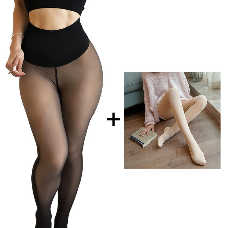 Thermische vormende panty voor dames met compressie tailleband