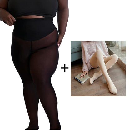 Thermische vormende panty voor dames met compressie tailleband