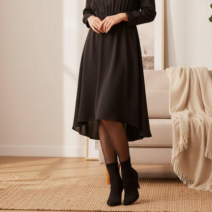 Thermische vormende panty voor dames met compressie tailleband